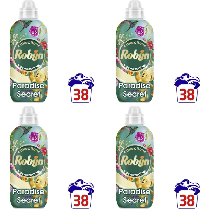 Robijn Paradise secret Wasverzachter 4-pack