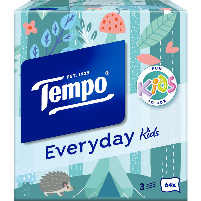 Tempo Tissues everyday kids 3-laags