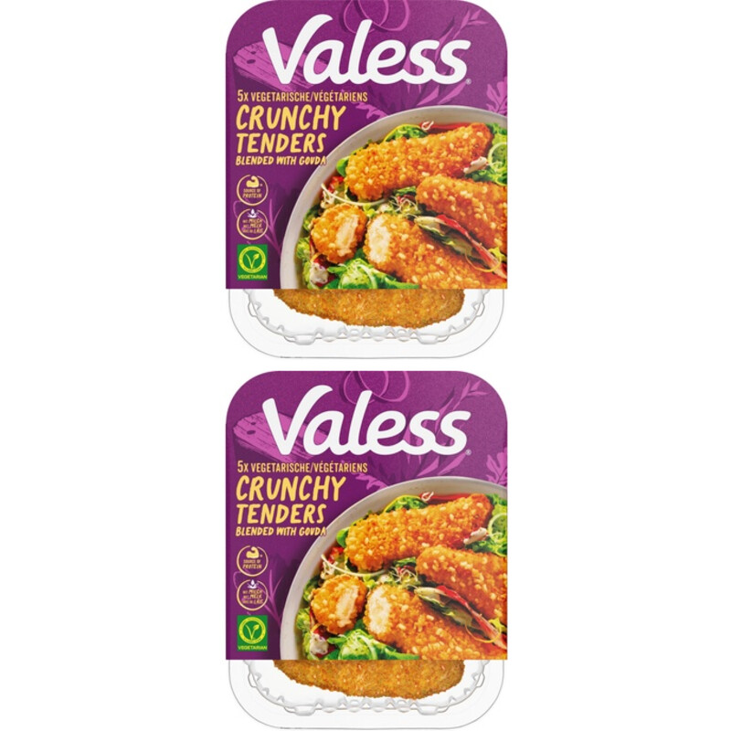 Valess Vega Crunchy Tenders Gouda 2-pack
