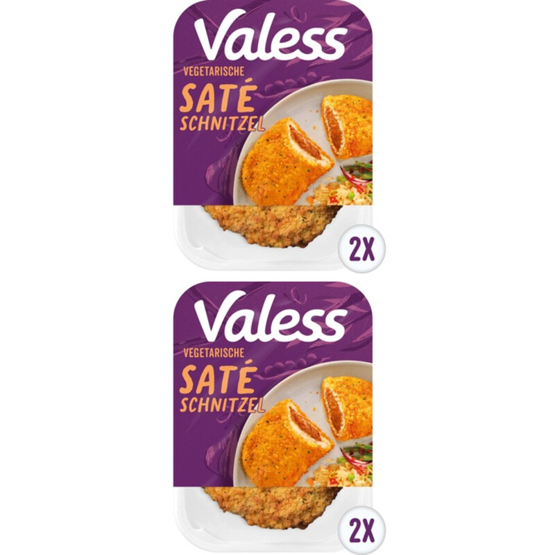 Valess Vega Saté schnitzel 2-pack