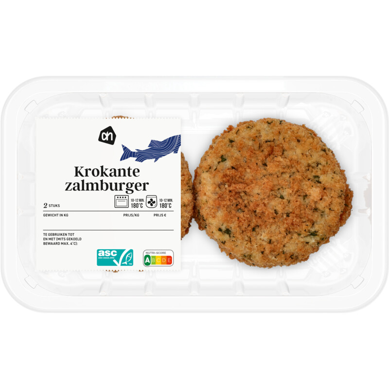 AH Krokante zalmburger