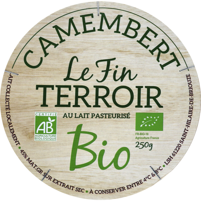 Le Fin Terroir Camembert bio