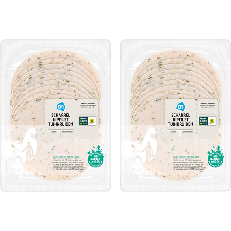 AH Scharrel kipfilet tuinkruiden 2-pack
