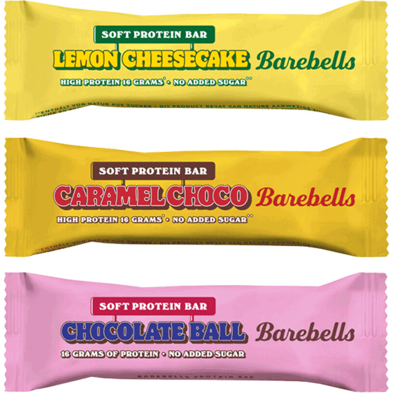 Barebells proteïnerepen combi pakket soft
