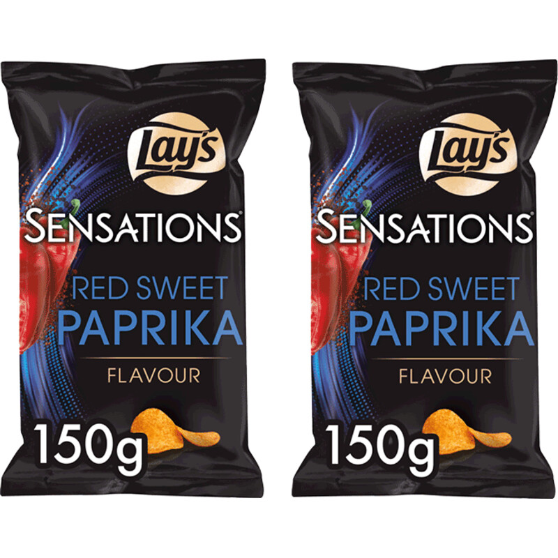 Lay's Sensations Red Sweet Paprika 2-pack