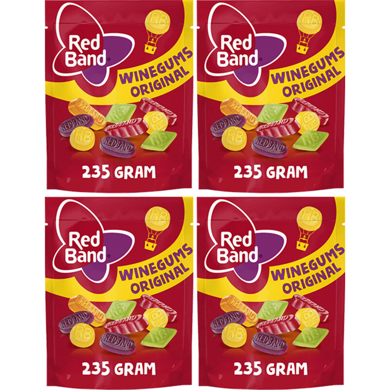 Red Band Winegums 3-pack