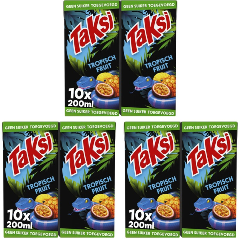 Taksi Tropisch Fruit GST 3 x 10-pack