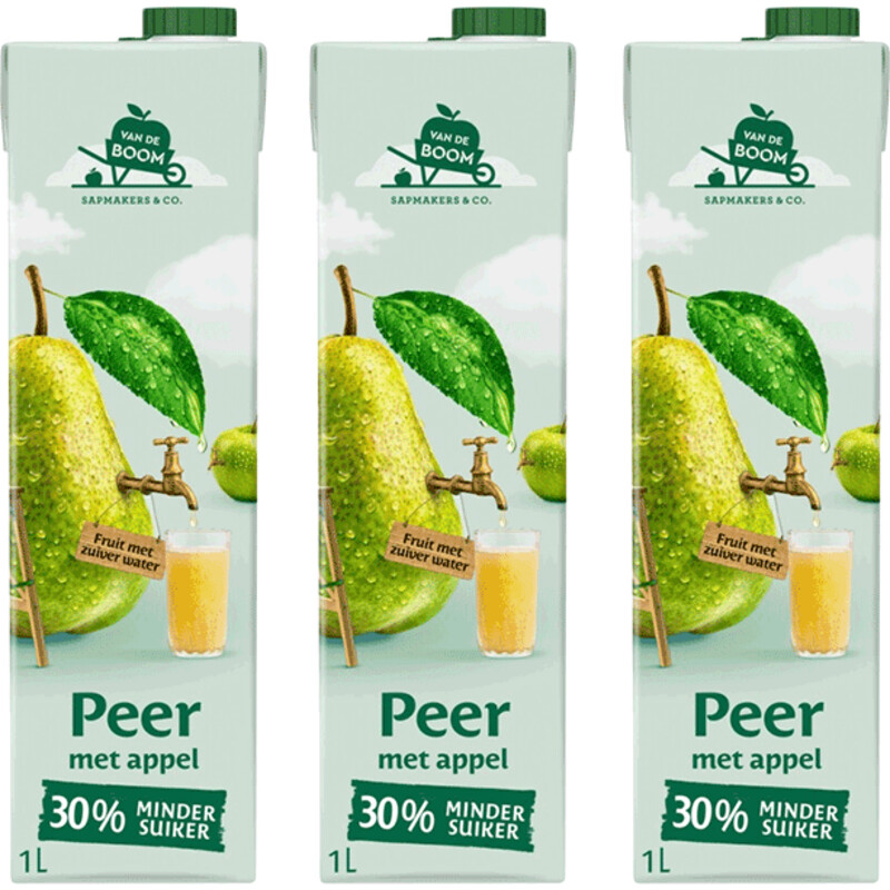 Van de Boom Peer met appel 3-pack
