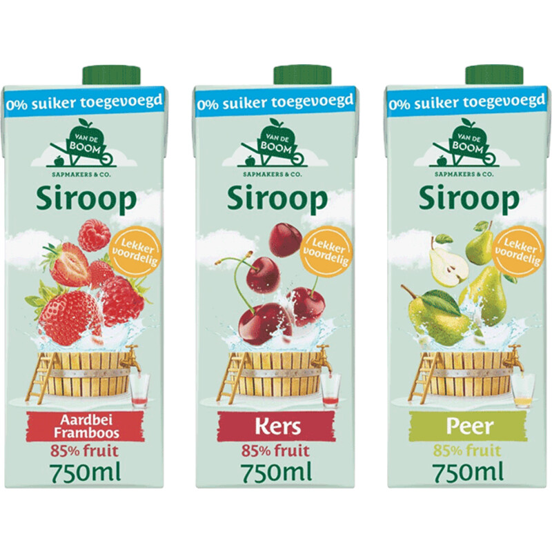 Van de Boom Siropen pakket