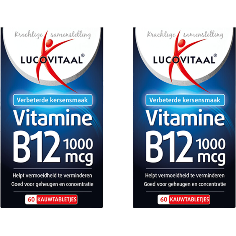 Lucovitaal Vitamine B12 1000mcg 2-pack