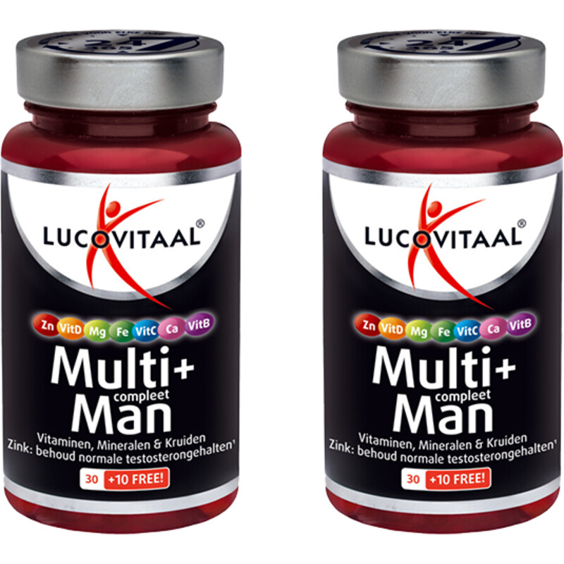 Lucovitaal Multi+ compleet man 2-pack