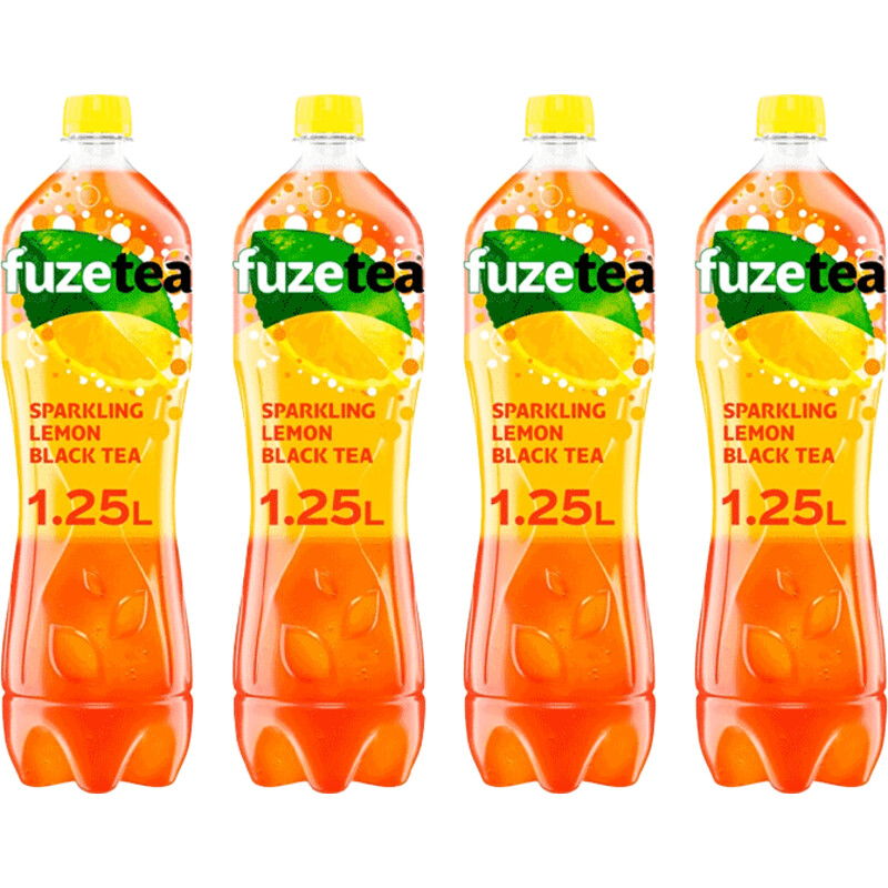 Fuze Tea Sparkling Black Tea 4-pack