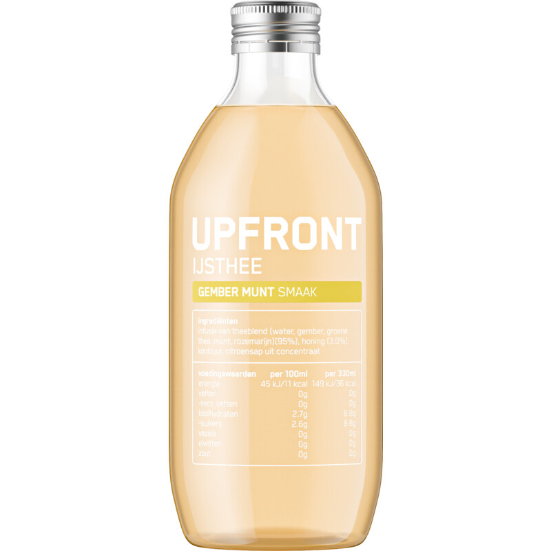 Upfront IJsthee gember munt smaak