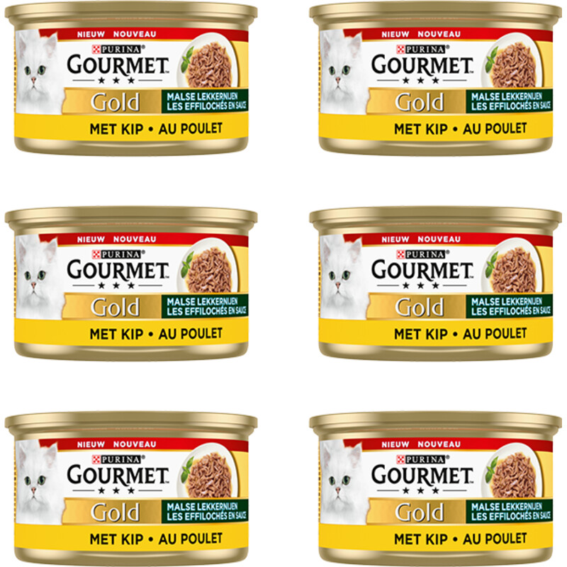 Gourmet Gold malse lekkernijen met kip 6-pack