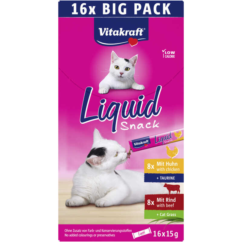 Vitakraft Liquid snack bigpack chicken en beef