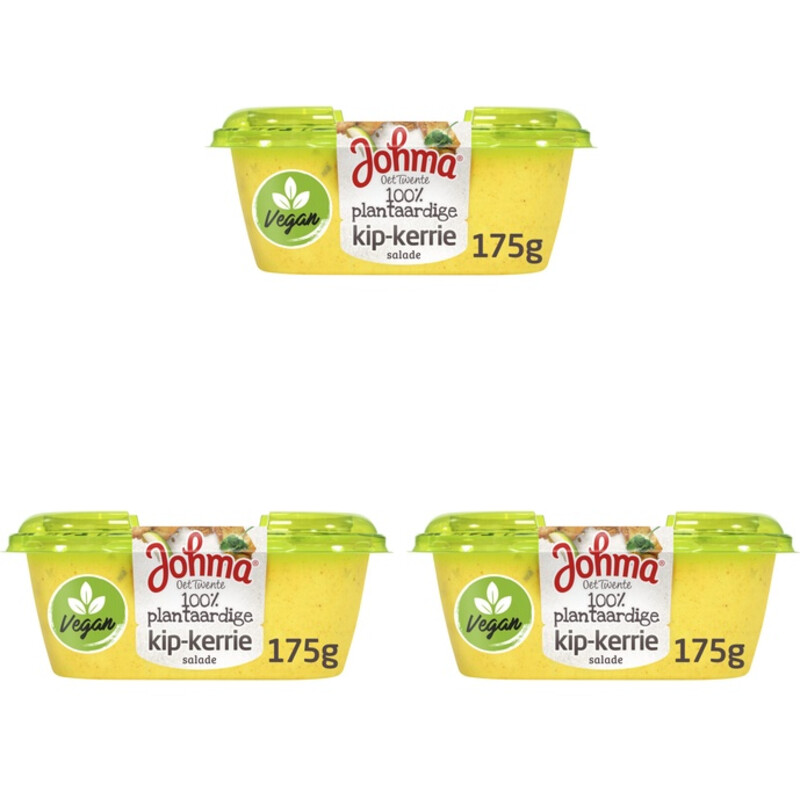 Johma 100% plantaardige kip-kerrie 3-pack
