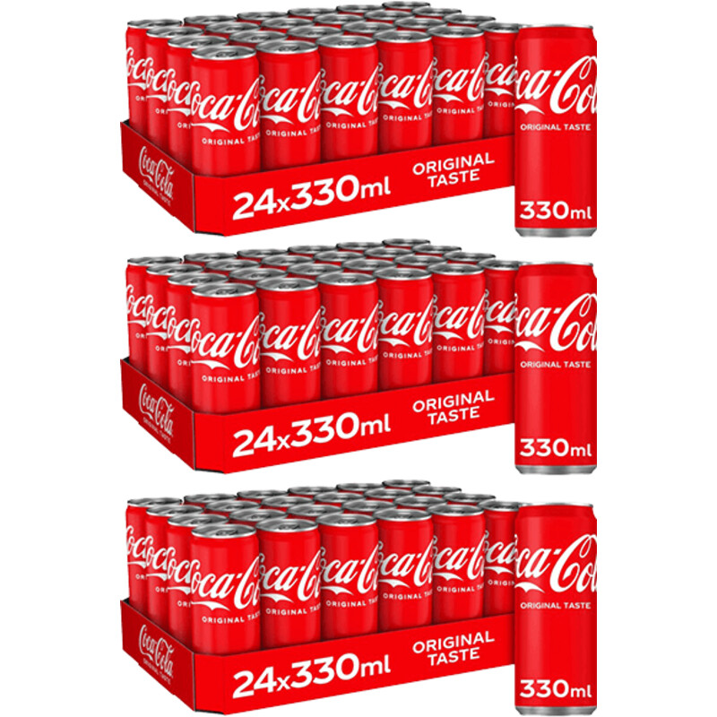 Coca-Cola Regular 3-tray pakket