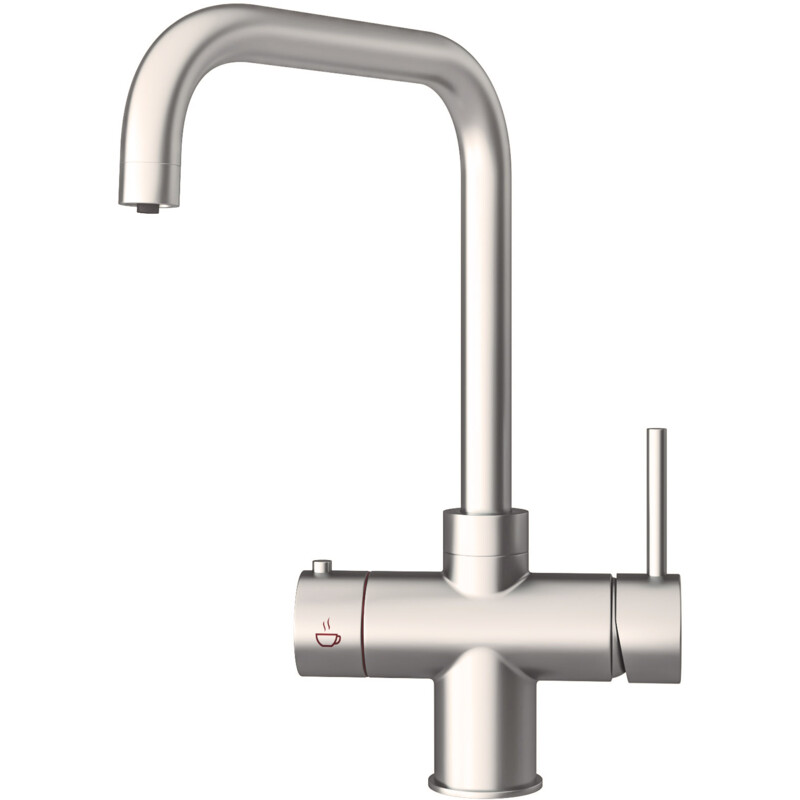 HOWAT 3-1 kokend water kraan - RVS haaks