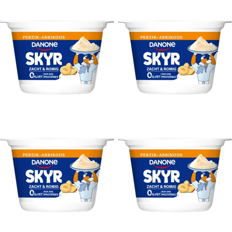 Danone Skyr Perzik-Abrikoos 4-pack