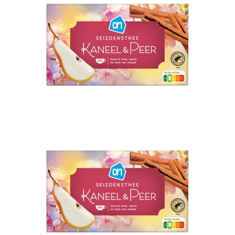AH Seizoensthee kaneel & peer 2-pack
