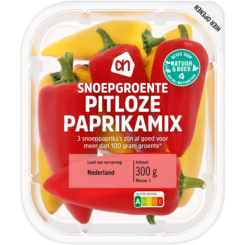 AH Snoepgroente pitloze paprikamix
