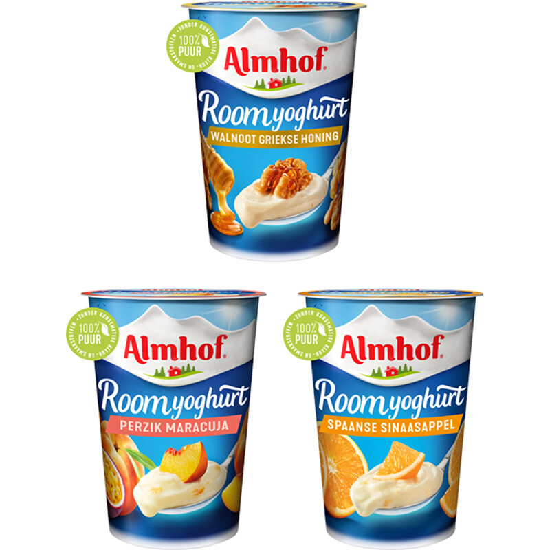 Almhof Roomyoghurt variatie pakket