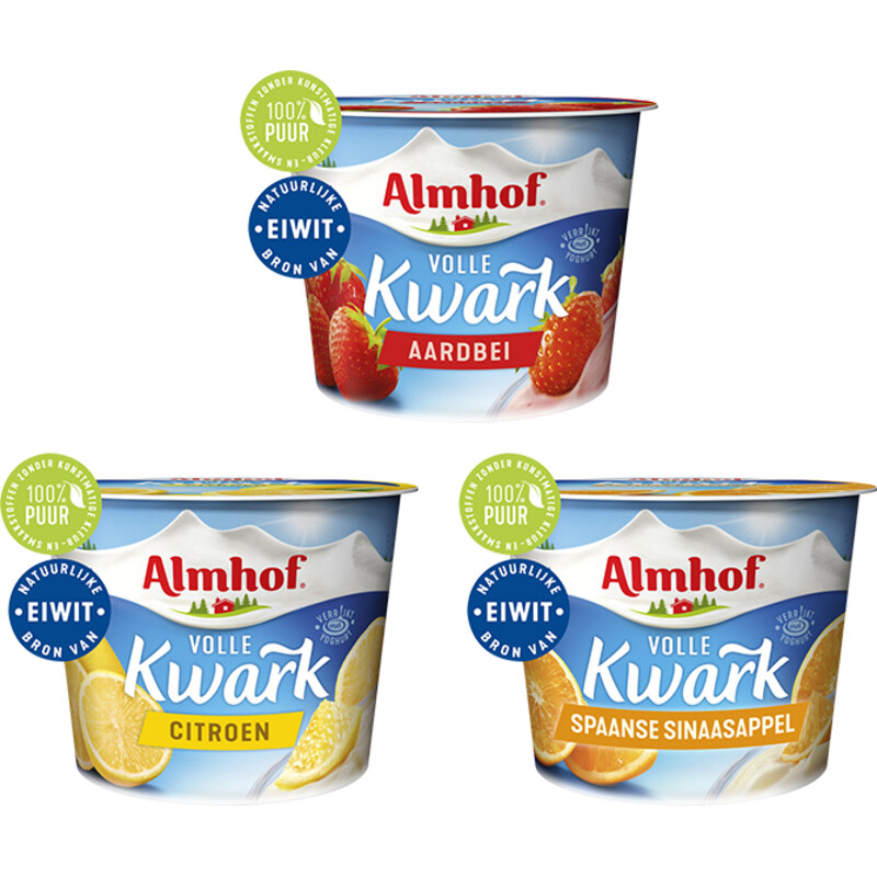 Almhof volle kwark variatie pakket