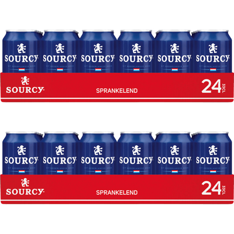 Sourcy Mineraalwater met koolzuur 48-pack