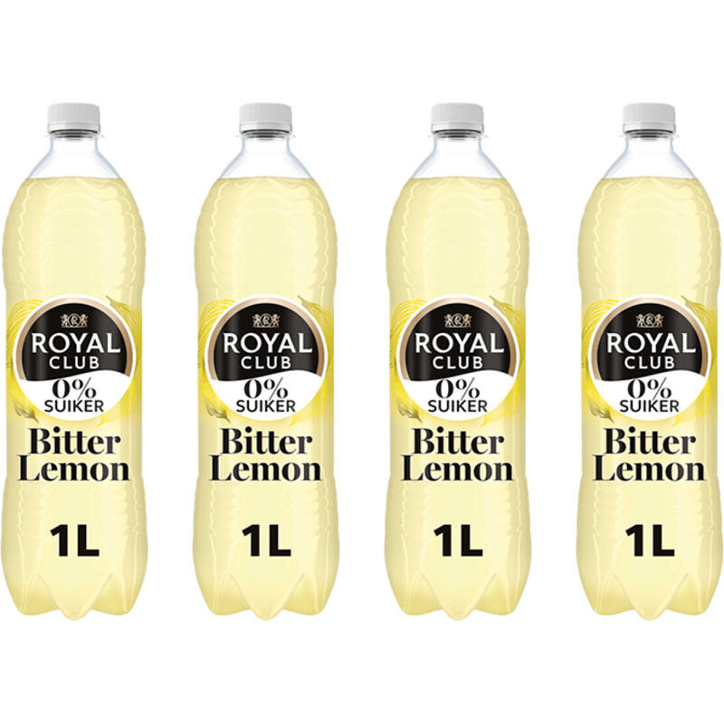 Royal Club Bitter lemon 0% suiker 4-pack