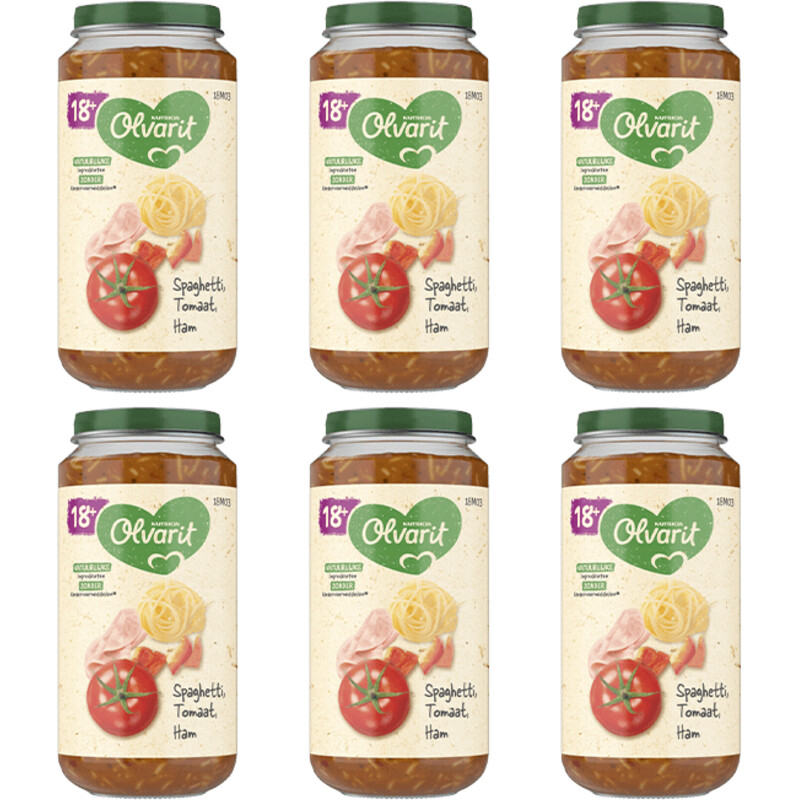 Olvarit Risotto doperwten kalkoen 18m+ 6-pack