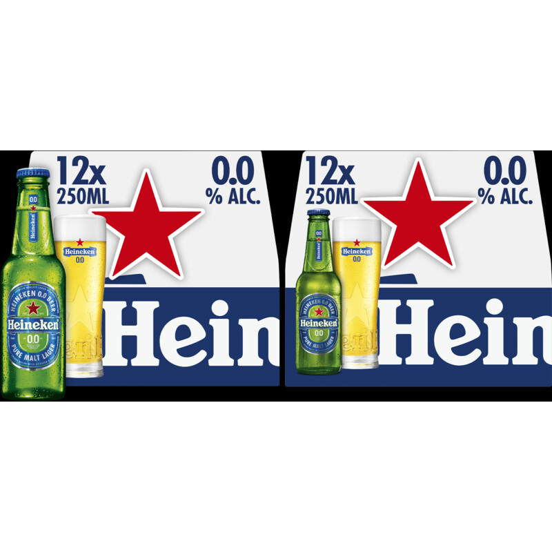 Heineken Premium pilsener 0.0 2x 12-pack