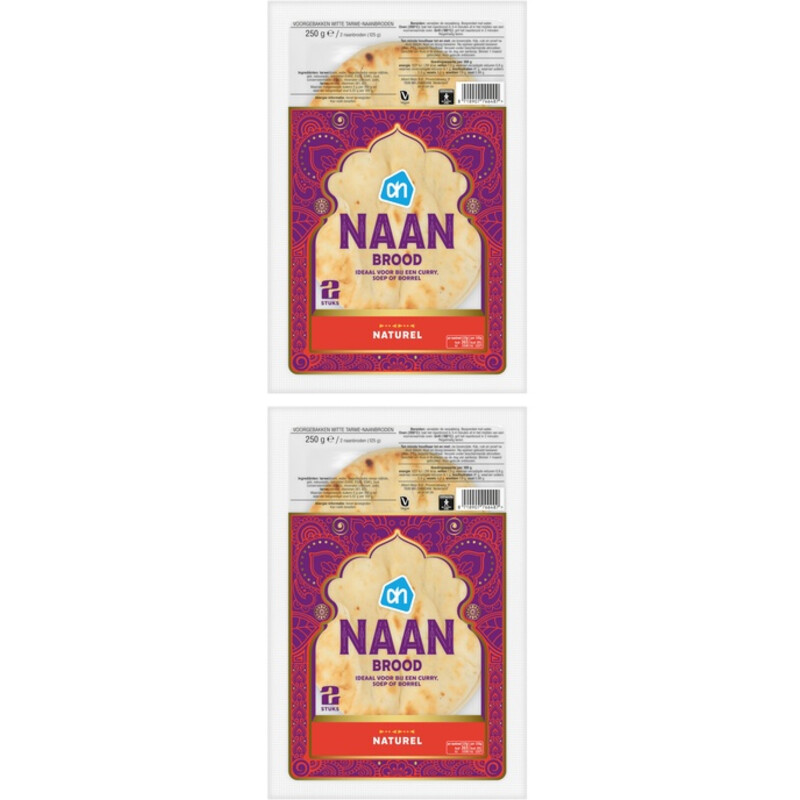 AH Naan garlic & coriander 2-pack