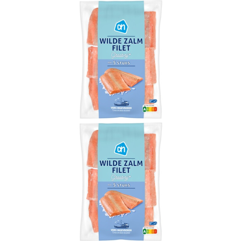 AH Wilde zalmfilets 2-pack