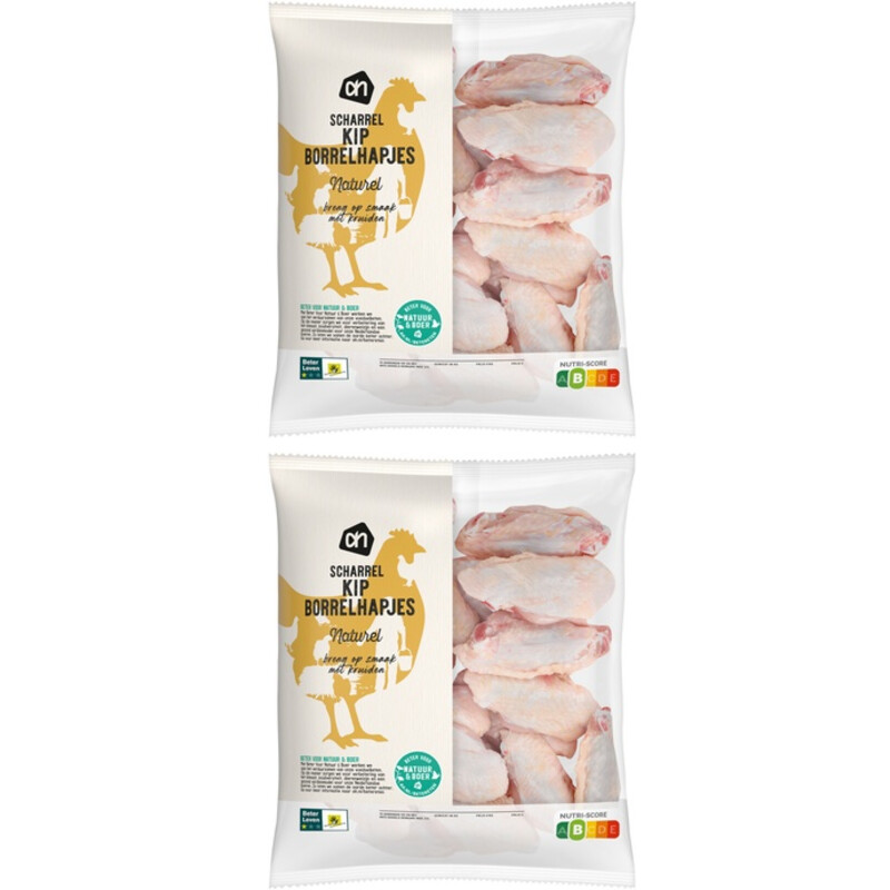 AH Scharrel kipborrelhapjes 2-pack
