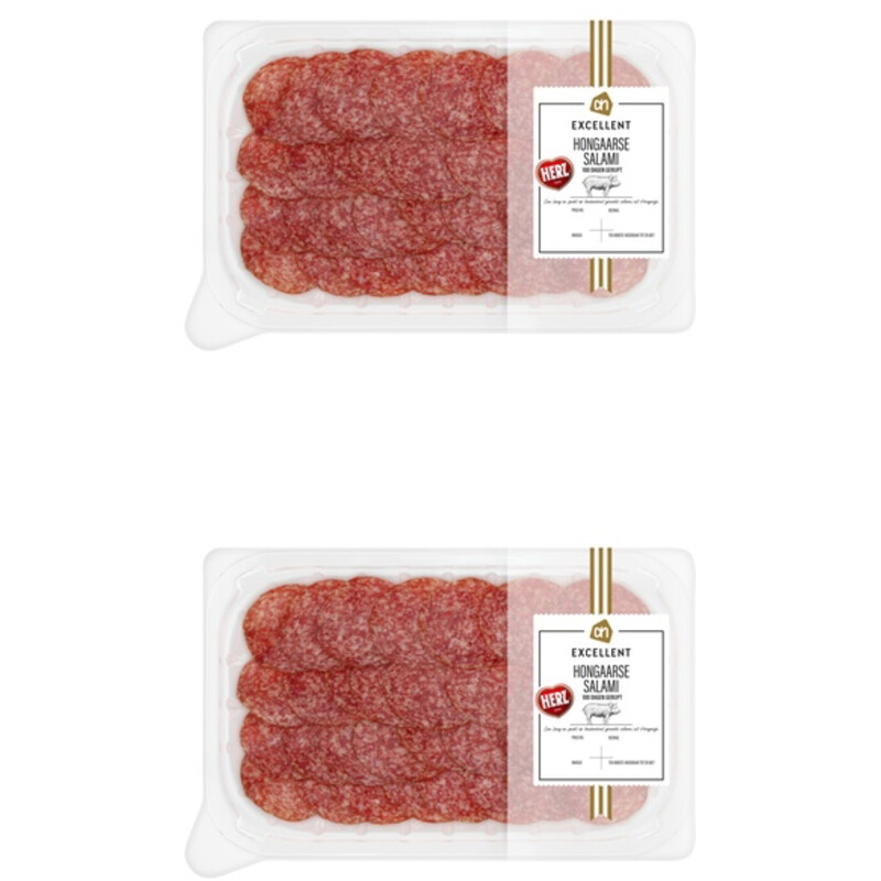 AH Excellent Hongaarse salami 2-pack