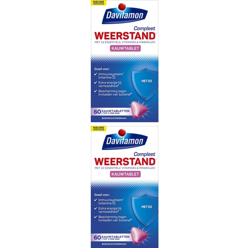 Davitamon Compleet Weerstand Kauw 2-pack