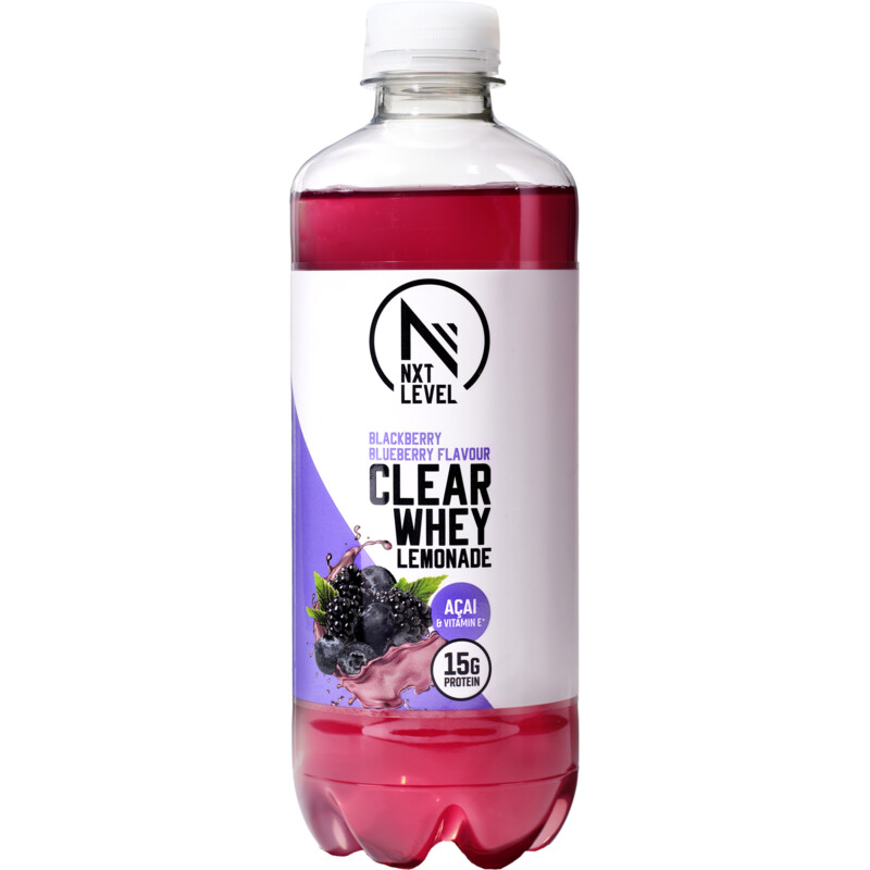 NXT Level Clear whey lemonade blackberry blueberry