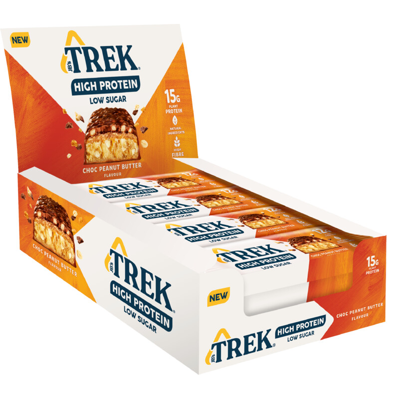 Trek High protein choc peanut butter