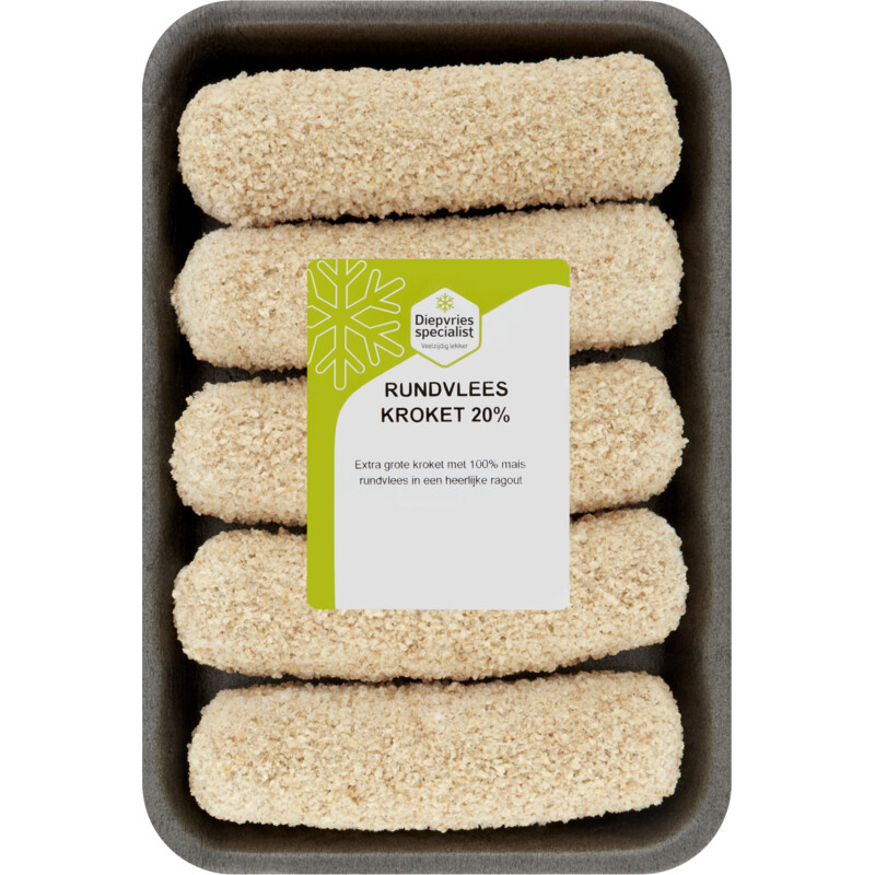 Diepvries Specialist Rundvleeskroketten