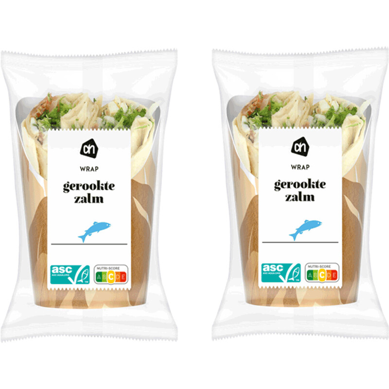 AH Wrap gerookte zalm 2-pack