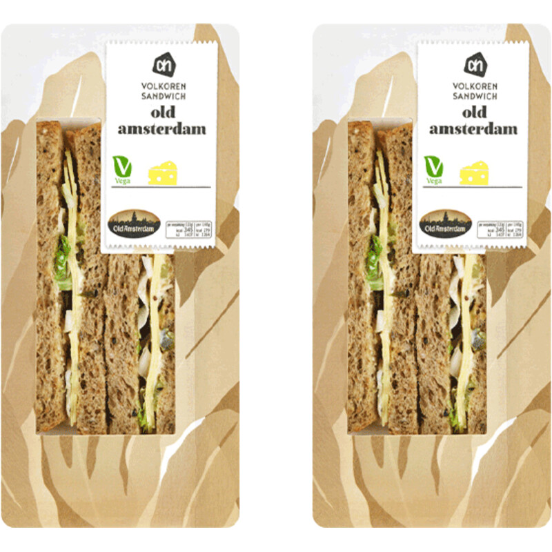 AH Volkoren sandwich old amsterdam 2-pack
