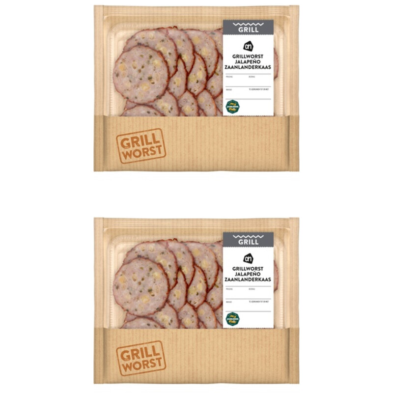 AH Grillworst jalapeno Zaanlander 2-pack