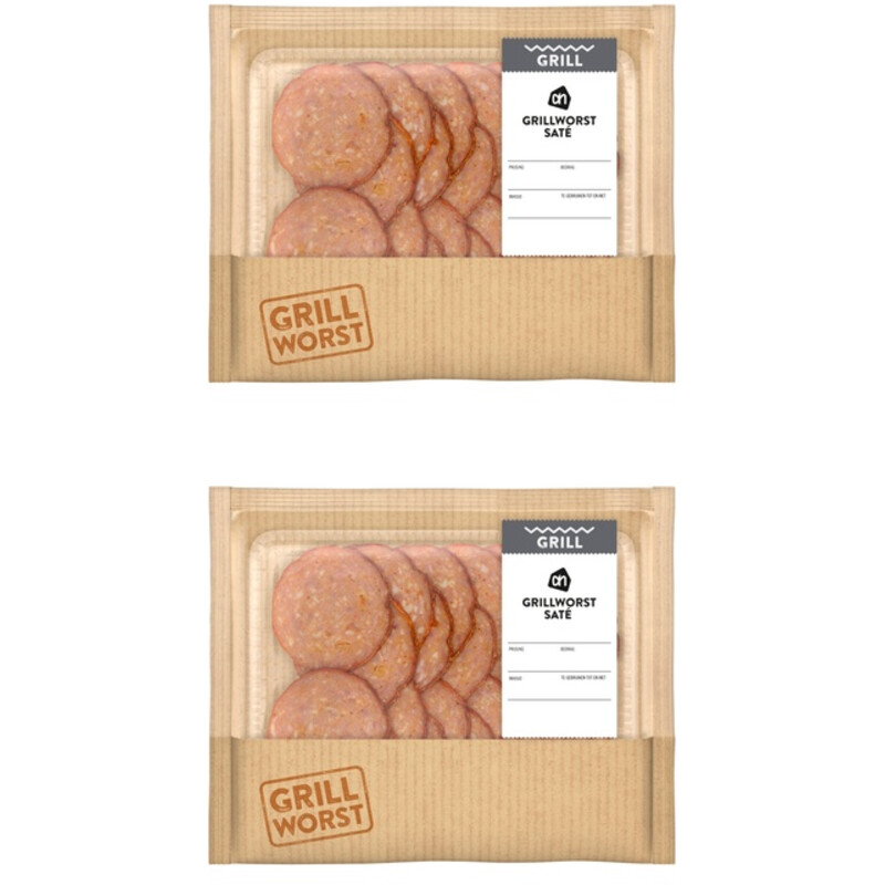 AH Grillworst sate 2-pack