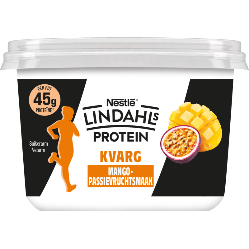 Lindahls Protein kvarg mango-passievruchtsmaak