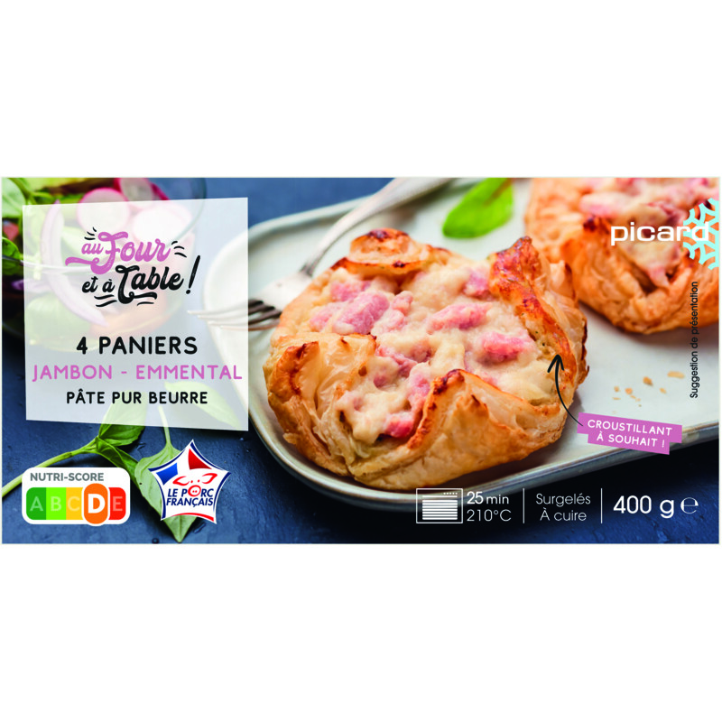 Picard Bladerdeeghapjes ham kaas