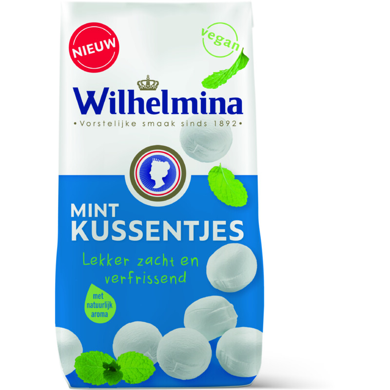 Wilhelmina Mint kussentjes