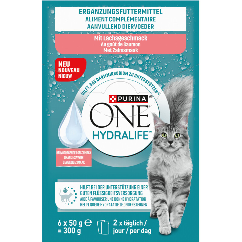 Purina ONE Hydralife met zalmsmaak