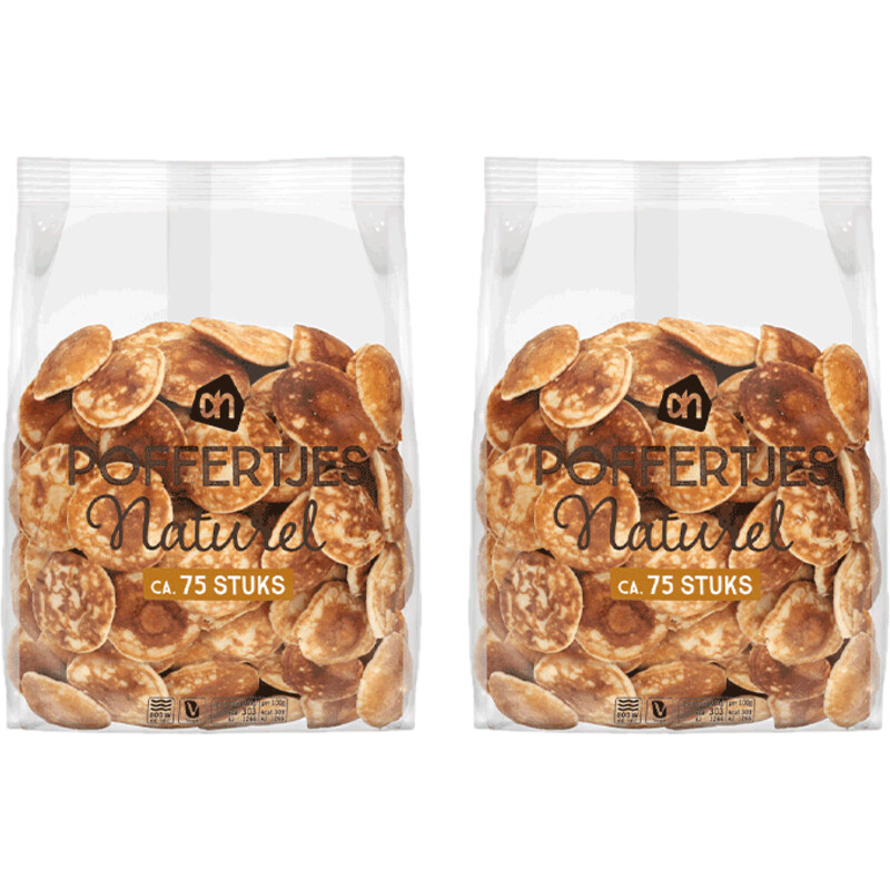 AH Poffertjes naturel 2-pack