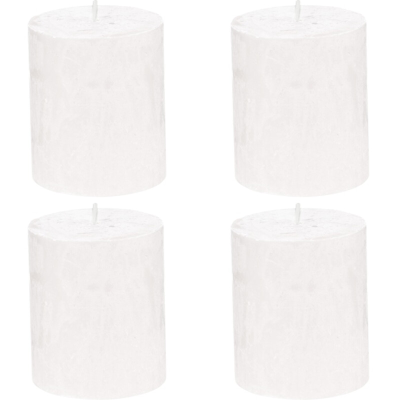 AH Rustiek 7x8cm wit 4-pack