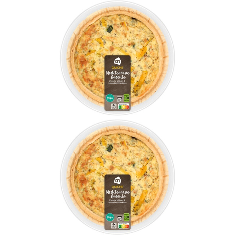 Meester & Zn. Quiche mediterrane groenten 2-pack